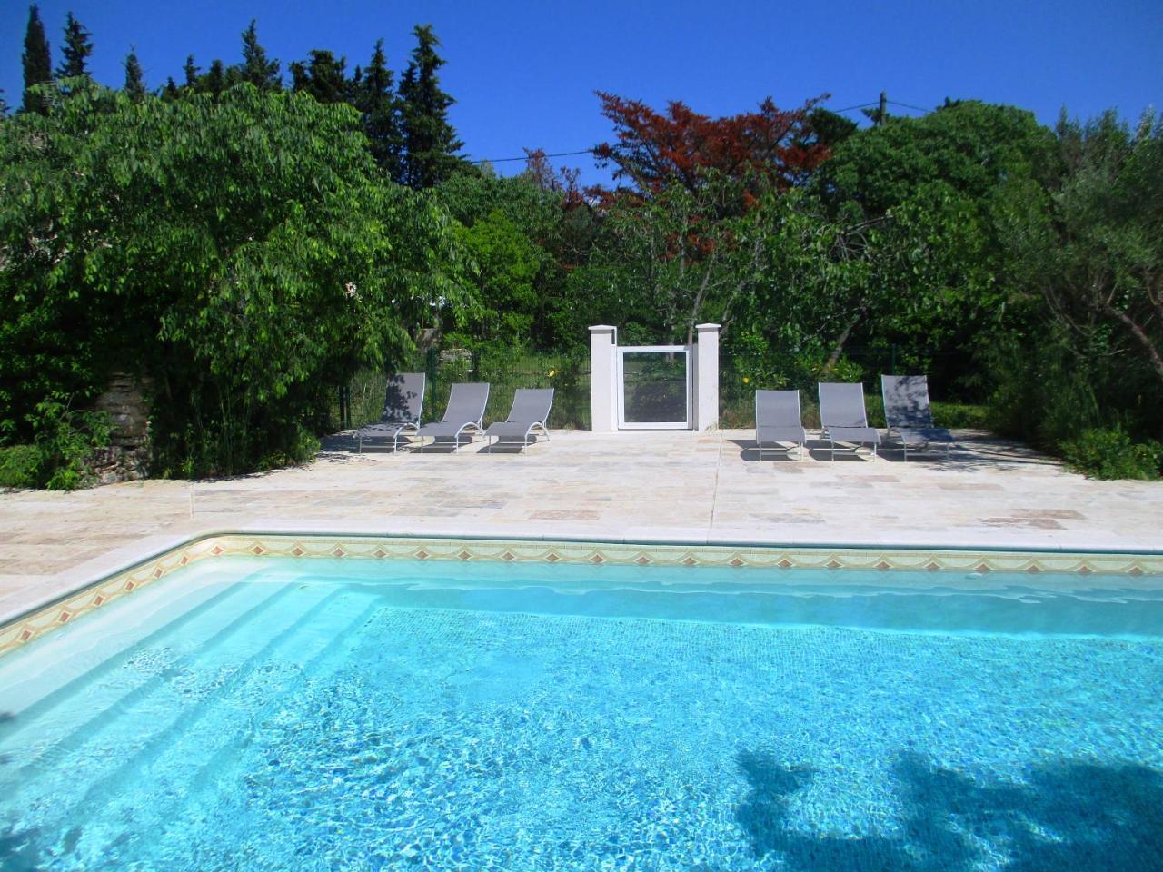 Le mas des Lilas Uzès Exterior foto